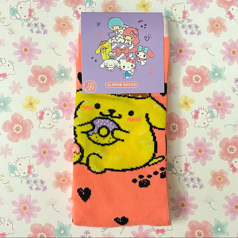Hello Kitty loot crate Pompompurin slipper socks